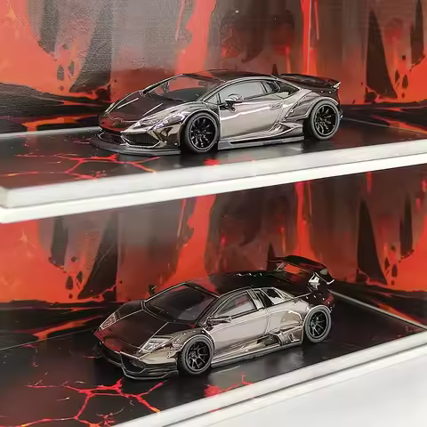 MJ 1:64 Scale Lamborghini Aventador LP Great Bull North Exhibition Resin Car Model
