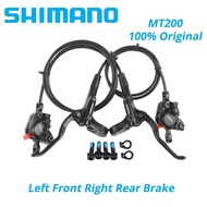 Shimano MT201 MT200 M315ดิสก์เบรกไฮดรอลิคเบรค MT200แบบ2ลูกสูบ3นิ้ว BL-MT200คันโยกเหล็ก