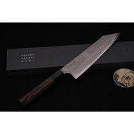 🇯🇵二唐【 消光銀 SG-2 粉末鋼 切付 劍形牛刀  210mm 💓 黑檀八角柄 💓】日本高級廚刀 二唐刃物鍛造所 Nigara Hamono