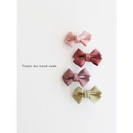 ribbon hairclip clip hair Ylstyle acc klip rambut ikatan simpul berganda penuh kanak-kanak klip duck