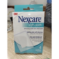 Nexcare Wound Protection Tape 3M B300 Soft Fabric 4 Pieces B300 Soft Cloth 6x8 cm