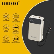 [CCC二維碼] (鈦色)PD65W快充12000mAh移動電源 1C1A插口 LED電量顯示屏 支援手提電腦Notebook充電 #充電寶 #尿袋 #行動電源 #移動電源 PB011TN