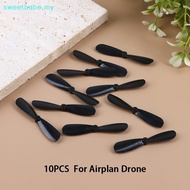 SWEETBABE 10pcs 46mm 4.6cm 0.8mm CW CCW AB Props Propellers Main Blades fit 716 615 720 Coreless Mot
