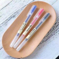 100- ปากกาเจล MUJI ญี่ปุ่น0.38-0.5มม. ปากกาหมึกสีดำอุปกรณ์สำนักงานโรงเรียน
