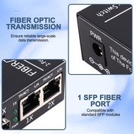[sillyshuai]Gigabit Fiber Media Converter 1SFP2E Fiber Ethernet Fiber Optic Switch Gigabit Multi-Mod