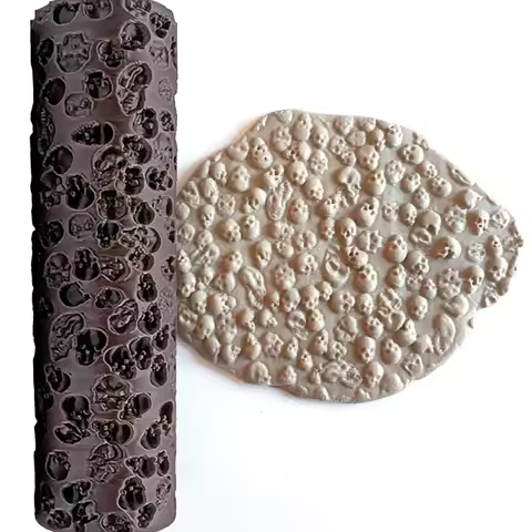 3D Printed Terrain Texture Hand Roller for D&D Wargaming Battle Mat Tabletop