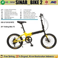 Terbaru Sepeda Lipat 16 Inch Odessy 16 52 Ritz Shimano Original 7