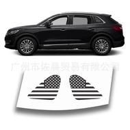 Suitable for Lincoln MKX 4 DR SUV 2016-2018 Leopard Print Car Sticker Window Sticker