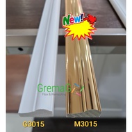 PVC Metallic Gold wainscoting/8ft wainscoting/M3015