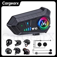 Y10 Motorcycle Helmet Headset, Y10 Intercom Wireless Bluetooth Headset, Upgraded to 5.3GHz Bluetooth