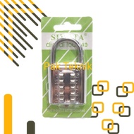 10Digit 40mm Code Luggage Padlock Combination Number Padlock