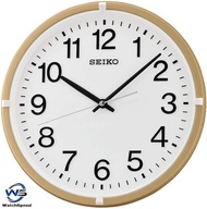 Seiko QXA652GN QXA652G Analog Gold Tone White Dial Wall Clock