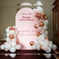 jasa dekorasi balon backdrop styrofoam ulang tahun aqiqah lamaran