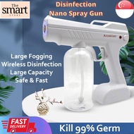 [SG SELLER]  FAST DELIVERY Wireless Nano Disinfection Spray Gun Blue Ray Disinfectant Spray Gun UV N