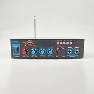 Bluetooth 5.0 Stereo Karaoke Amplifier 2 Channel 800Watt Power Amplifier by Blezzystore