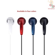 AVUKA Earphone Wired, Flat Earbuds 3.5mm/Type C Wired Headset, Wired Headphone Heavy Bass Wired High