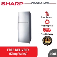 [FREE DELIVERY] Sharp 400L 2 Doors Inverter Fridge / Refrigerator SJ406MSS Peti Sejuk | 冰橱 电冰箱 雪柜