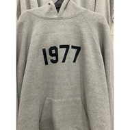[Preloved] - ESSENTIALS FOG 1977 HOODIE GREY Original L Oversize