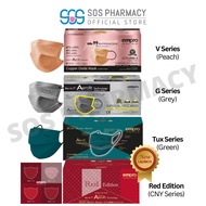 EMPRO V/G/TUS Series Copper Oxide Anti-microbial 3 Ply Surgical Face Mask-50pcs/RED EDITION 3PLY SURGICAL FACE MASK 48'S