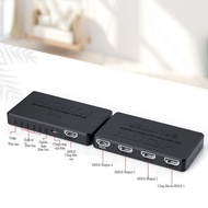Splitter4K 1 in 4 HDMI Splitter Full HD 1080p HDMI Splitter Video 1X2 HDMI Switch Split 1 in 4