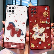 Case for SamSung A12 - M12 - A22 4G - A22 5G Lucky Horse Pattern, Lucky Horse 2026
