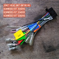 Soket Tape Mobil untuk Head Unit Kenwood KVT 354DVD KVT 534DVD KVT 536DVD