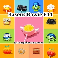 READY STOCK! For Baseus Bowie E11 Case Interesting Cartoon Soft Silicone Earphone Case Casing NO.3