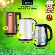 Dapur Masak Midea Electric Kettle MK-17PJ MK-15D MK-17G02 Jug Kettle Cerek Elektrik Pemanas Air Elektrik Cerek Air Panas