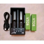 Complete package of 2-slot Awt C2 Charger, 2-slot Usb charging