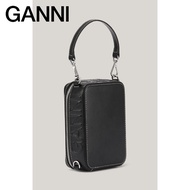 Ganni Female Bag 2022 New Style Black logo Style Handbag Crossbody Bag Camera Bag A4187099