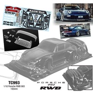 TEAMC RACING TC993 1/10 Porsche RWB 993 195mm