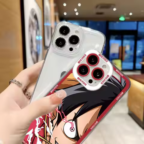One P-Piece Luffys Zoro Gear 5 Clear Phone Case For OPPO A6X A98 A79 A78 A74 A60 A58 A57 A55 A54 A53