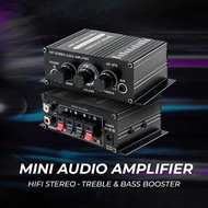 Lepy Audio Amplifier Mini HiFi Stereo Treble Bass Booster - AK-270