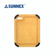SUNNEX - 木纖維砧板菜板 (有水槽) 矽膠防滑不發霉 30 X 23.5 X 0.6CM