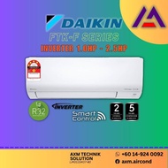 DAIKIN R32 Inverter FTKF (1.0HP, 1.5HP, 2.0HP, 2.5HP)