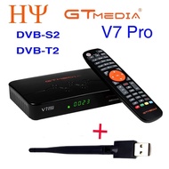 【New Arrivals】 Gtmedia V7 Pro Dvb-S2 S2x T2 Set Box Upgrade Slot Usb Wifi