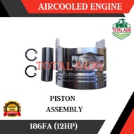 Assembly Assy Piston 186FA Aircooled Diesel Engine 12HP
