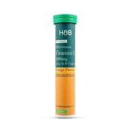 British HB Holland Barrett Holland Barrett Natural VC Effervescent Tablets 20 Tablets/Piece Orange F