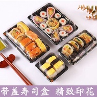 Sushi Takeout Box High-end Printed Sushi Box Disposable Sushi Sashimi Platter Takeaway Bento Sushi B