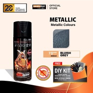 Samurai 070 Bluish Grey Metallic Colour - Aerosol Coating Spray Paint for Automotive Car Motorcycle