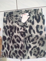 Gaun Mini Tunik Raey Casual Wanita Hitam - Model Terbaru Motif Balon