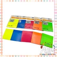 (2602) Sticky Transparent ColorNotes 50 sheets Walito WLT-8890A - Sticky Memo PET Sticky Pad