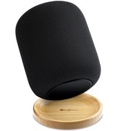 Bamboo Stand for Homepod/HomePod 2 with Non-Slip Feet and Scratch Resistant Elegant Space Saving Sma