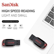 Original Sandisk Cruzer Blade USB Flash Drive (8GB/16GB/32GB/64GB/128GB) Pendrive Sandisk