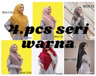 SERI WARNA 4.HIJAB RENDA TERBARU HIJAB JAMILAH PALING DI CARI BAHAN DAN JAHITAN BAGUS JILBAB INSTAN