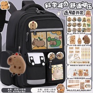 กระเป๋าเป้ Kapibala สำหรับเด็กผู้หญิง ความจุขนาดใหญ่ กระเป๋าสะพายคู่น่ารักสำหรับนักเรียนมัธยมต้นและป