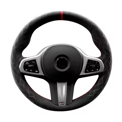 Alfanxi Hand Stitch Alcantara Steering Wheel Cover for BMW G20 G21 F40 F44 G22 G26 G30 G31 G32 G11-1