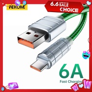 WEKOME Fast Charging Cable Type C USB A to USB C Lightning PVC Data Cable for Huawei Xiaomi Samsung iPhone USB Type C Wire