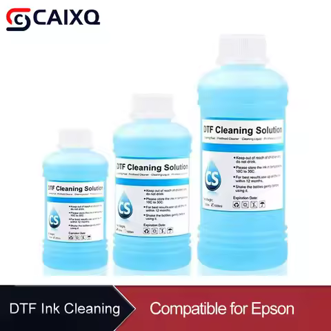 500ml 1000ml Strong DTF Cleaning Solution for Epson DX4 DX5 DX7 XP600 TX800 L1800 L805 L800 1390 I32