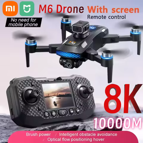 Xiaomi Mijia M6 Drone 8K Professional HD Camera Drone 5G WIFI FPV Video 4k UAV With Screen Remote Co